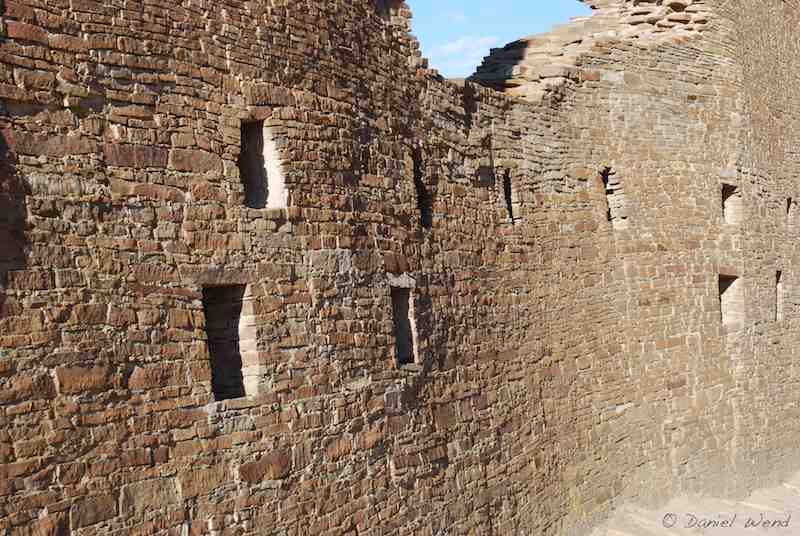 Hungo Pavi Wall in Chaco Canyon