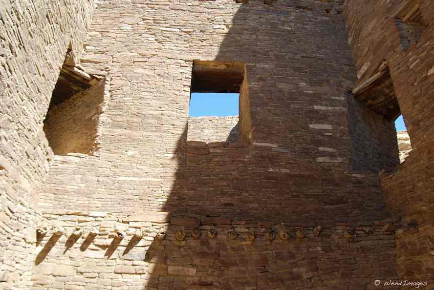 Three doors at Pueblo Bonito